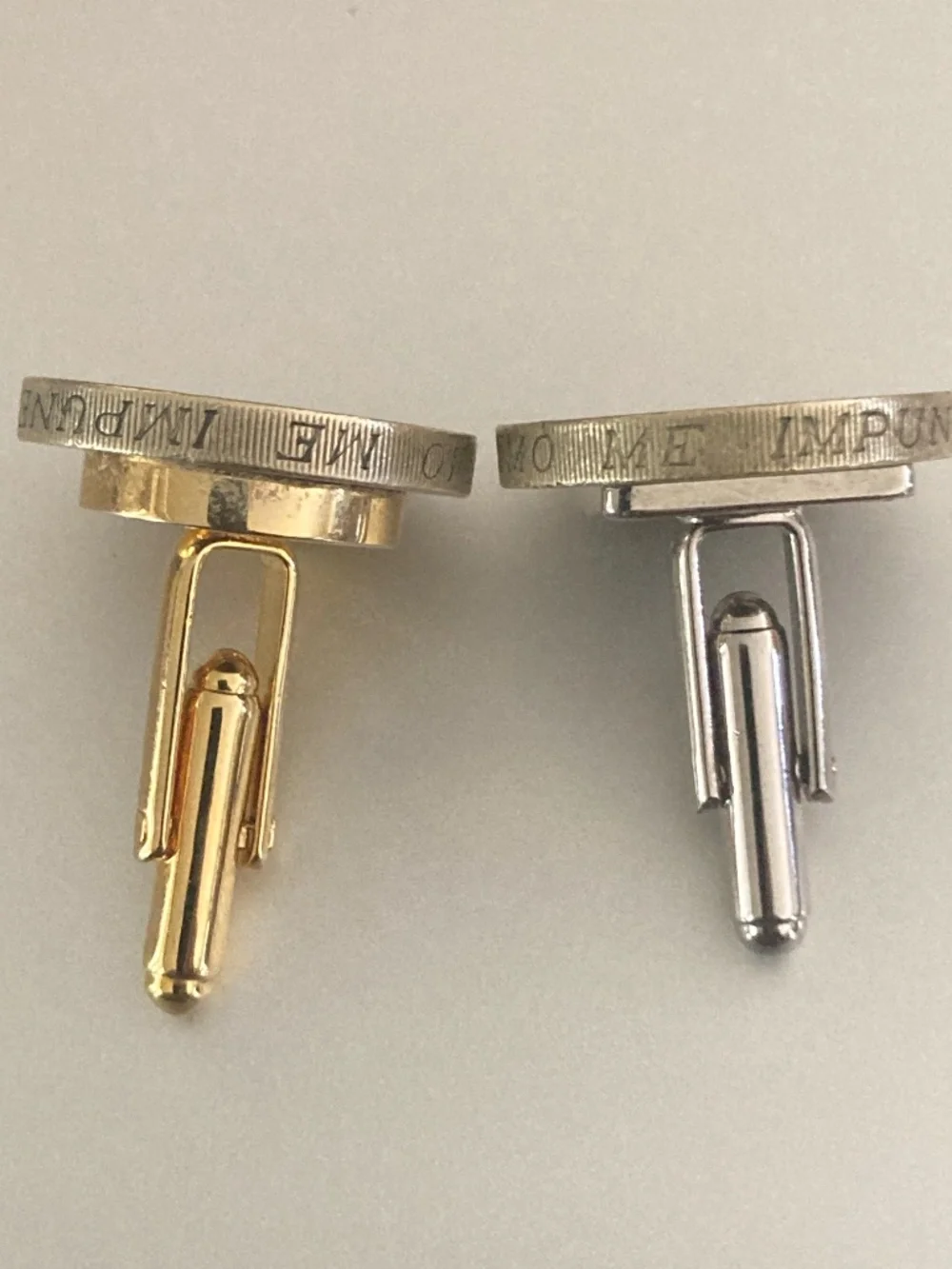 ScotlandWorld Cup Series Thistle Pound Coin Cufflinks  Worhd Cup win 13 June. - Picture 9 of 9
